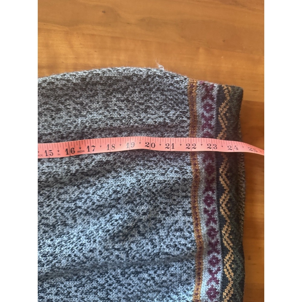 Vintage Peruvian Wool Blend Unisex Sweater Andean Geometric Pattern *No Size - Picture 8 of 8